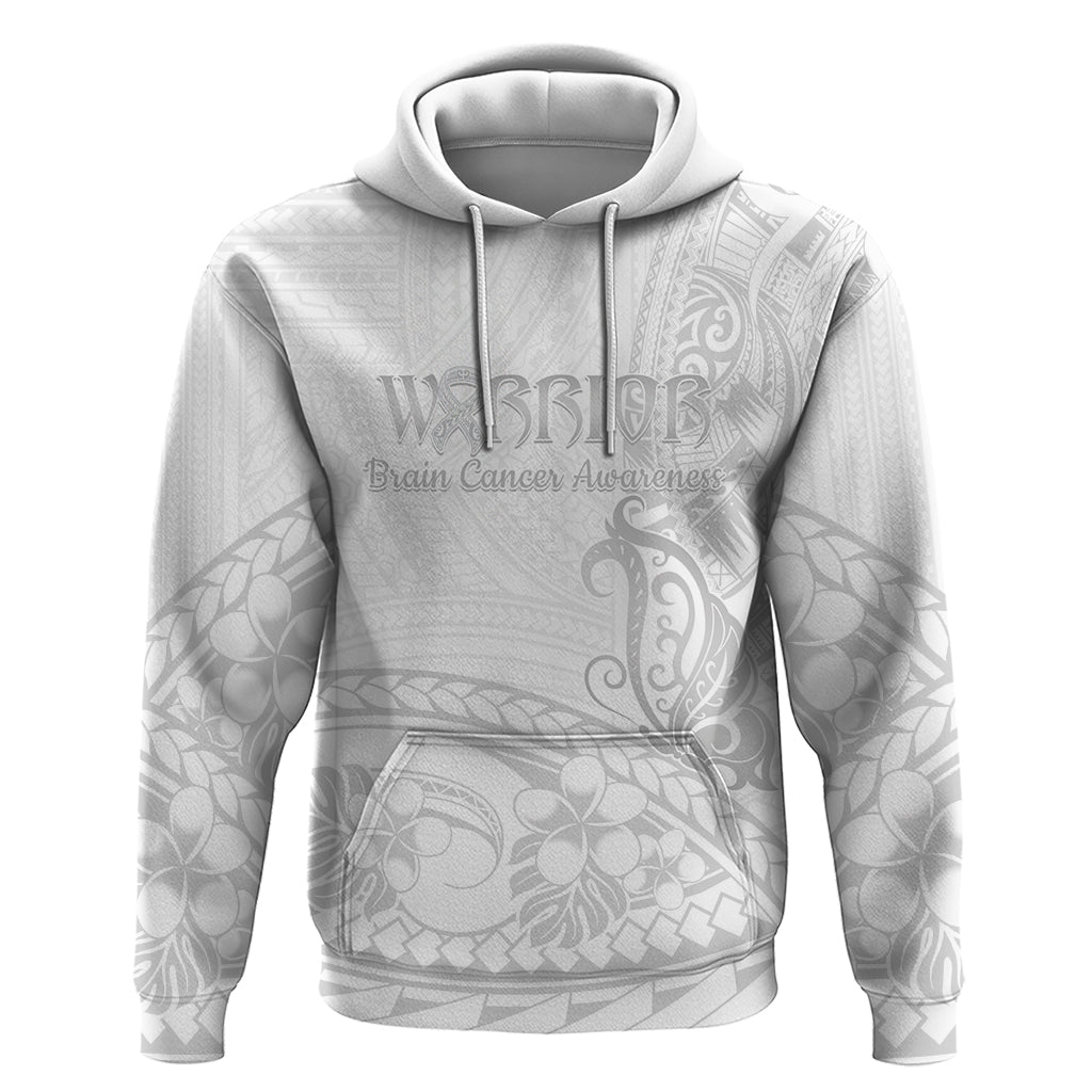 Polynesia Brain Cancer Awareness Hoodie In May We Wear Grey