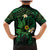 Polynesia Mental Health Awareness Family Matching Mermaid Dress and Hawaiian Shirt Green Ribbon Be Kind To Your Mind