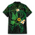 Polynesia Mental Health Awareness Family Matching Mermaid Dress and Hawaiian Shirt Green Ribbon Be Kind To Your Mind