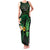 Polynesia Mental Health Awareness Family Matching Tank Maxi Dress and Hawaiian Shirt Green Ribbon Be Kind To Your Mind