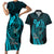 Polynesia World Ovarian Cancer Day Couples Matching Short Sleeve Bodycon Dress and Hawaiian Shirt You Matter Polynesian Women