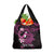 Polynesia Breast Cancer Awareness Grocery Bag Pink Ribbon No One Fights Alone - Black