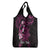 Polynesia Breast Cancer Awareness Grocery Bag Pink Ribbon No One Fights Alone - Black