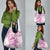 Polynesia Breast Cancer Awareness Grocery Bag Pink Ribbon No One Fights Alone - White