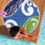 Southland New Zealand Beach Blanket Maori Koru Flag Color