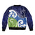 Southland New Zealand Bomber Jacket Maori Koru Flag Color