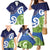 Southland New Zealand Family Matching Mermaid Dress and Hawaiian Shirt Maori Koru Flag Color