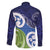 Southland New Zealand Family Matching Short Sleeve Bodycon Dress and Hawaiian Shirt Maori Koru Flag Color