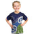 Southland New Zealand Kid T Shirt Maori Koru Flag Color
