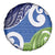 Southland New Zealand Spare Tire Cover Maori Koru Flag Color