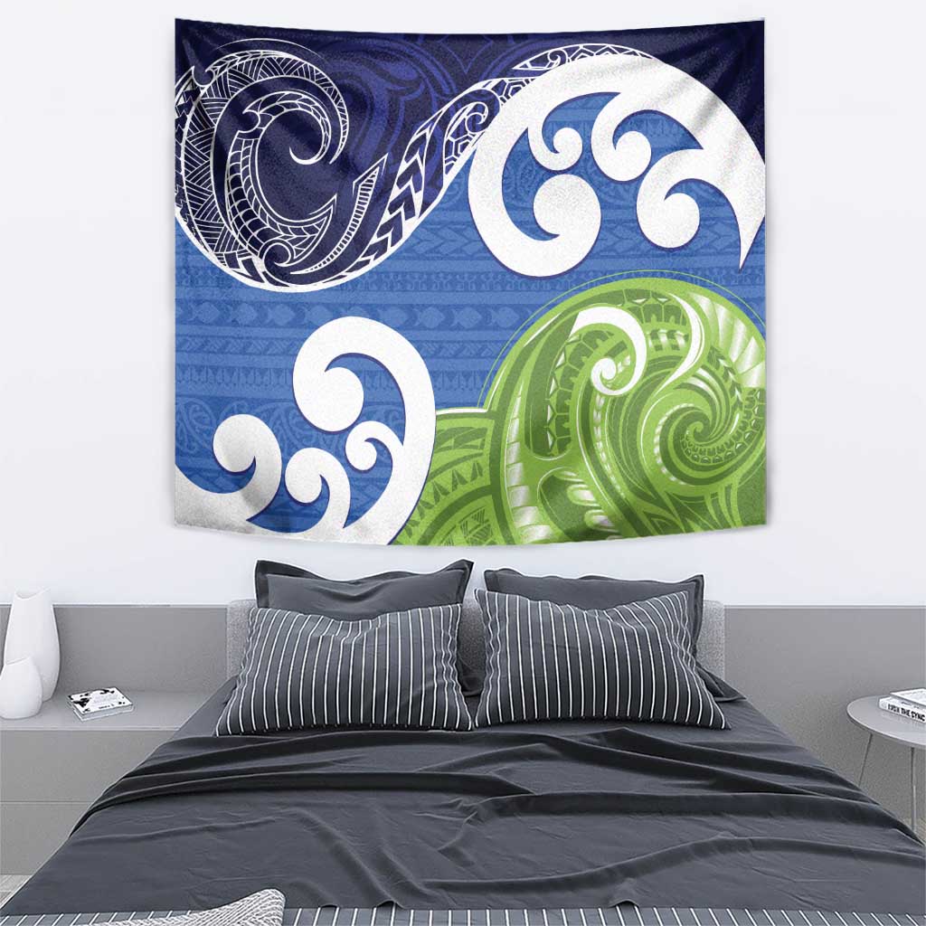 Southland New Zealand Tapestry Maori Koru Flag Color