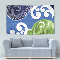 Southland New Zealand Tapestry Maori Koru Flag Color
