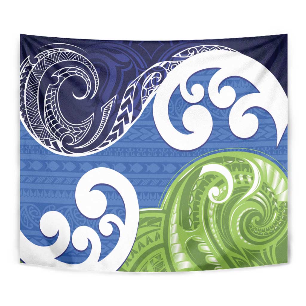 Southland New Zealand Tapestry Maori Koru Flag Color