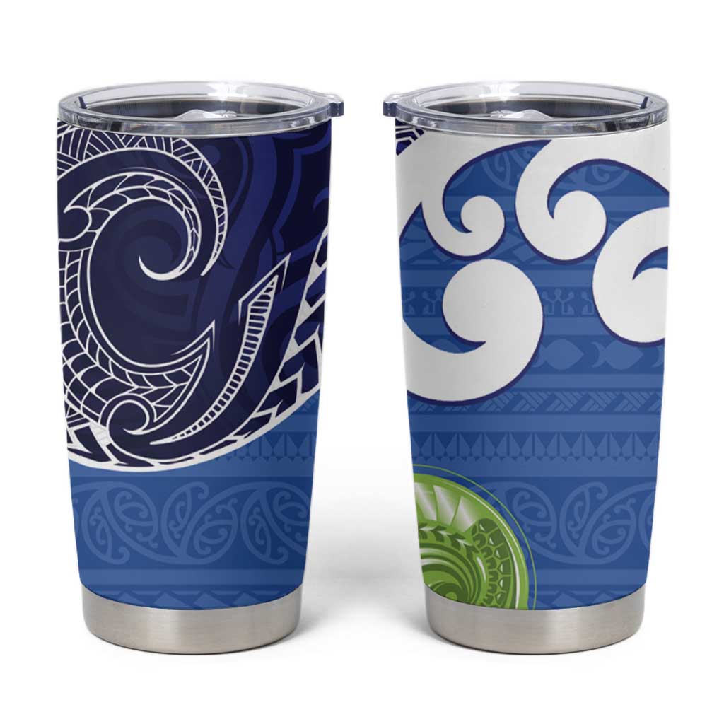 Southland New Zealand Tumbler Cup Maori Koru Flag Color