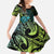 Southland Takehe Pounama Family Matching Mermaid Dress and Hawaiian Shirt Aotearoa Poutama Paua Shell Fern