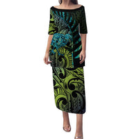 Southland Takehe Pounama Puletasi Aotearoa Poutama Paua Shell Fern