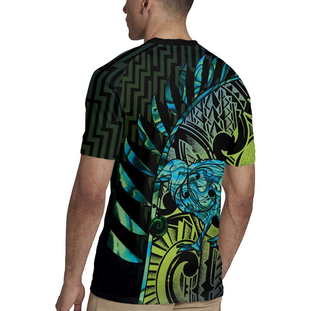 Southland Takehe Pounama Rugby Jersey Aotearoa Poutama Paua Shell Fern LT14 - Polynesian Pride