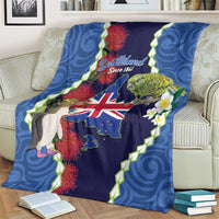 Southland Anniversary Day Blanket Murihiku 1861 Maori Bird Mix Pohutukawa