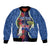Southland Anniversary Day Bomber Jacket Murihiku 1861 Maori Bird Mix Pohutukawa