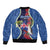 Southland Anniversary Day Bomber Jacket Murihiku 1861 Maori Bird Mix Pohutukawa