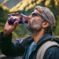 Southland Anniversary Day 4 in 1 Can Cooler Tumbler Murihiku 1861 Maori Bird Mix Pohutukawa