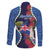 Southland Anniversary Day Family Matching Short Sleeve Bodycon Dress and Hawaiian Shirt Murihiku 1861 Maori Bird Mix Pohutukawa