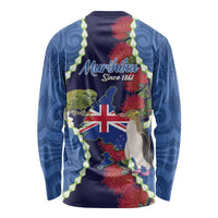 Southland Anniversary Day Long Sleeve Shirt Murihiku 1861 Maori Bird Mix Pohutukawa
