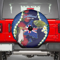 Southland Anniversary Day Spare Tire Cover Murihiku 1861 Maori Bird Mix Pohutukawa