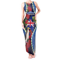 Southland Anniversary Day Tank Maxi Dress Murihiku 1861 Maori Bird Mix Pohutukawa