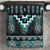 Paua Shell Taniko Pattern Aotearoa Bedding Set Niho Taniwha Mix Poutama