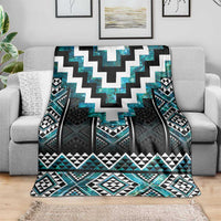 Paua Shell Taniko Pattern Aotearoa Blanket Niho Taniwha Mix Poutama