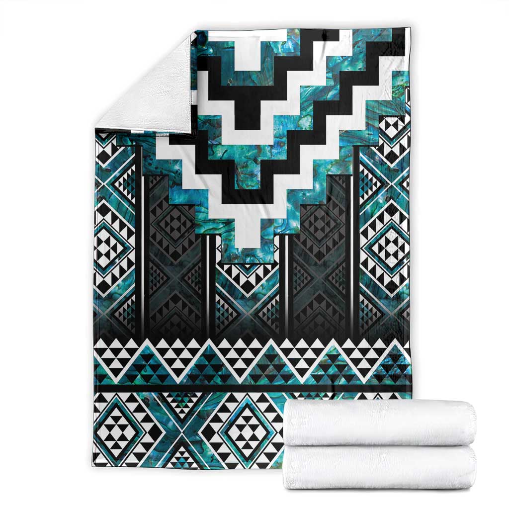Paua Shell Taniko Pattern Aotearoa Blanket Niho Taniwha Mix Poutama