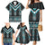 Paua Shell Taniko Pattern Aotearoa Family Matching Mermaid Dress and Hawaiian Shirt Niho Taniwha Mix Poutama