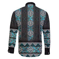 Paua Shell Taniko Pattern Aotearoa Family Matching Mermaid Dress and Hawaiian Shirt Niho Taniwha Mix Poutama