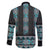 Paua Shell Taniko Pattern Aotearoa Family Matching Short Sleeve Bodycon Dress and Hawaiian Shirt Niho Taniwha Mix Poutama
