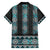 Paua Shell Taniko Pattern Aotearoa Family Matching Tank Maxi Dress and Hawaiian Shirt Niho Taniwha Mix Poutama