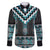 Paua Shell Taniko Pattern Aotearoa Family Matching Tank Maxi Dress and Hawaiian Shirt Niho Taniwha Mix Poutama