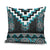 Paua Shell Taniko Pattern Aotearoa Pillow Cover Niho Taniwha Mix Poutama - Polynesian Pride