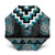 Paua Shell Taniko Pattern Aotearoa Umbrella Niho Taniwha Mix Poutama - Polynesian Pride
