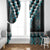 Paua Shell Taniko Pattern Aotearoa Window Curtain Niho Taniwha Mix Poutama