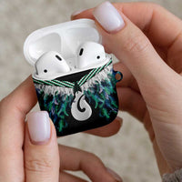 Aotearoa Korowai Motif AirPods Case Hei Matau Poutama Maori Pattern - Polynesian Pride
