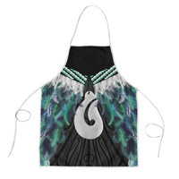 Aotearoa Korowai Motif Apron Hei Matau Poutama Maori Pattern - Polynesian Pride
