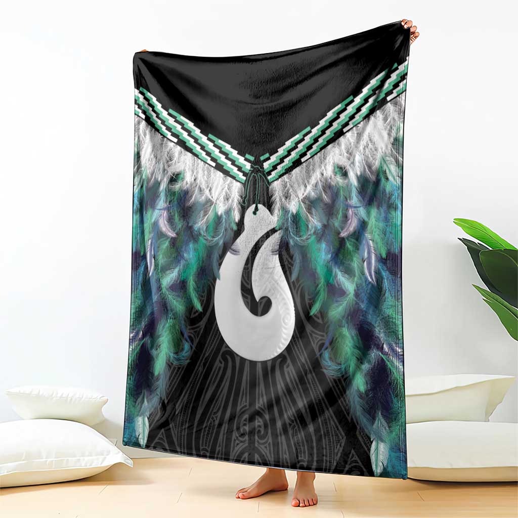 Aotearoa Korowai Motif Blanket Hei Matau Poutama Maori Pattern