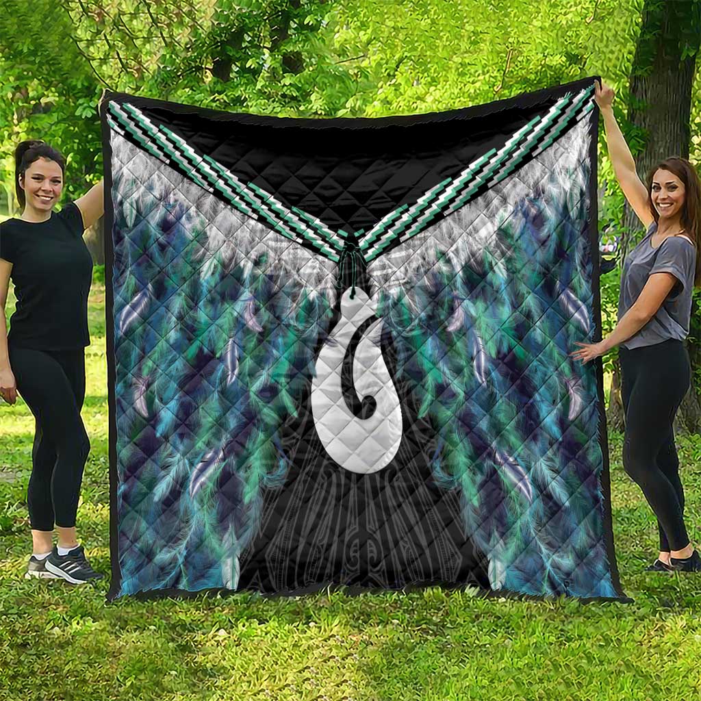 Aotearoa Korowai Motif Quilt Hei Matau Poutama Maori Pattern