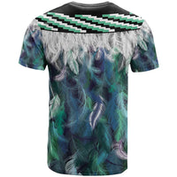 Aotearoa Korowai Motif T Shirt Hei Matau Poutama Maori Pattern