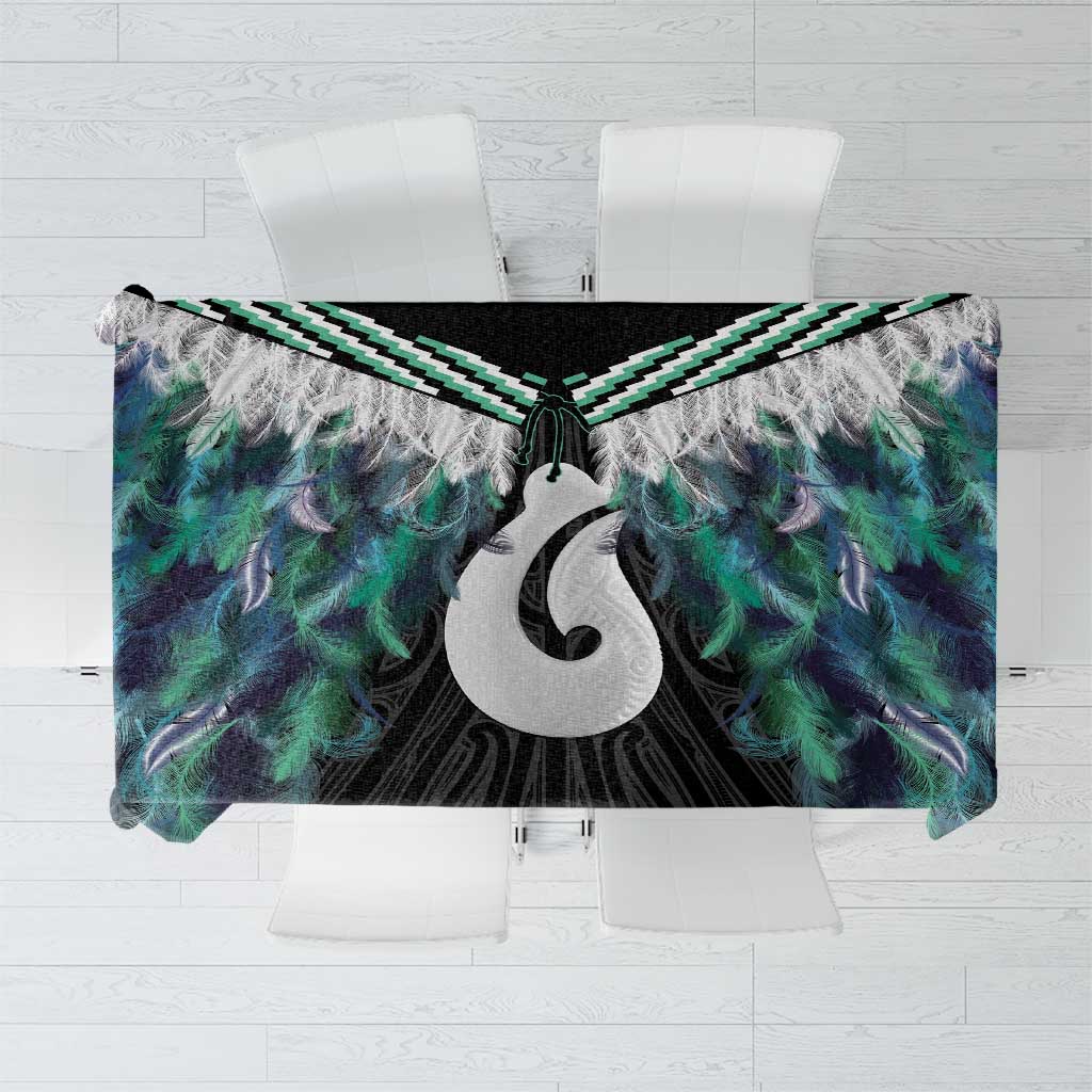 Aotearoa Korowai Motif Tablecloth Hei Matau Poutama Maori Pattern