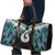 Aotearoa Korowai Motif Travel Bag Hei Matau Poutama Maori Pattern - Polynesian Pride