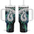 Aotearoa Korowai Motif Tumbler With Handle Hei Matau Poutama Maori Pattern