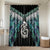 Aotearoa Korowai Motif Bathroom Set Hei Manaia Poutama Maori Pattern - Polynesian Pride