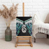 Aotearoa Korowai Motif Canvas Wall Art Hei Manaia Poutama Maori Pattern LT14 - Polynesian Pride